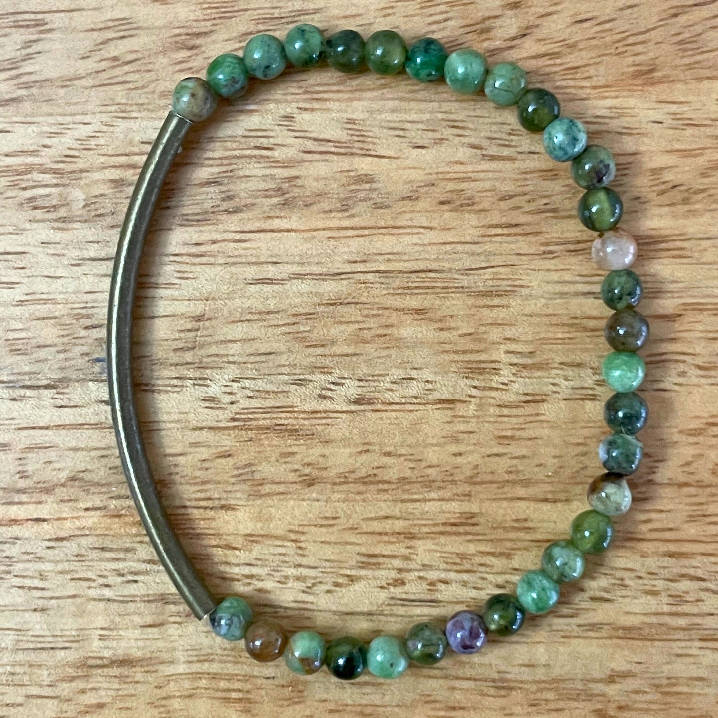 Aussie Opal (Green and Brown) 4mm Tube