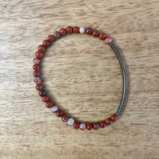 Red Jasper 4mm Tube